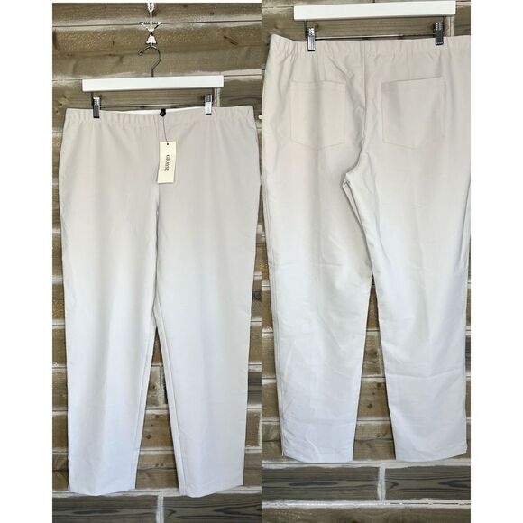 Grayse Kelly and Marie St. John NWT GRAY Relaxed fit Woman’s Pants 12 - Picture 1 of 6